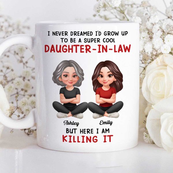 Super Cool Daughter-in-Law - Personalized Mug - Funny Christmas Gift for Daughter-in-Law Super Cool Daughter-in-Law - Personalized Mug - Funny Christmas Gift for Daughter-in-Law