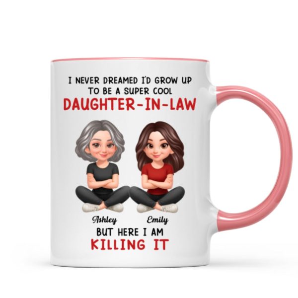 Super Cool Daughter-in-Law - Personalized Mug - Funny Christmas Gift for Daughter-in-Law Super Cool Daughter-in-Law - Personalized Mug - Funny Christmas Gift for Daughter-in-Law