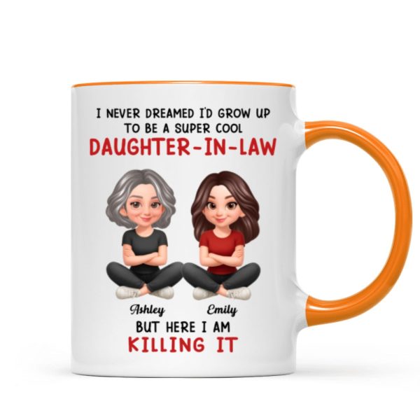 Super Cool Daughter-in-Law - Personalized Mug - Funny Christmas Gift for Daughter-in-Law Super Cool Daughter-in-Law - Personalized Mug - Funny Christmas Gift for Daughter-in-Law