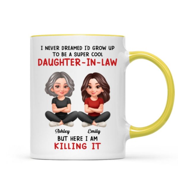 Super Cool Daughter-in-Law - Personalized Mug - Funny Christmas Gift for Daughter-in-Law Super Cool Daughter-in-Law - Personalized Mug - Funny Christmas Gift for Daughter-in-Law