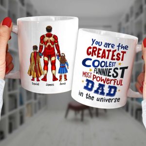 Super Dad In Universe - Personalized Coffee Mug