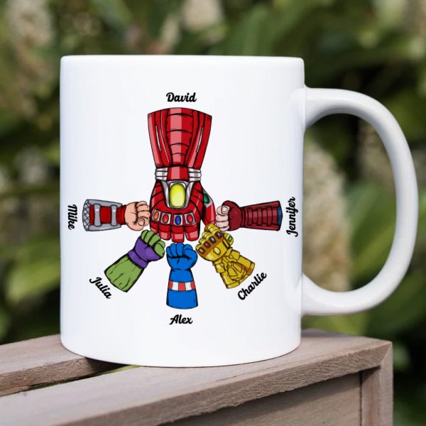 Super Dad Personalized Mug, Gift For Dad-4OHHN090623 Super Dad Personalized Mug, Gift For Dad-4OHHN090623