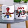 Super Dad Personalized Mug, Gift For Dad-4OHHN090623 Super Dad Personalized Mug, Gift For Dad-4OHHN090623