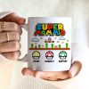 Super Family Personalized White Mug, Family Gift Super Family Personalized White Mug, Family Gift