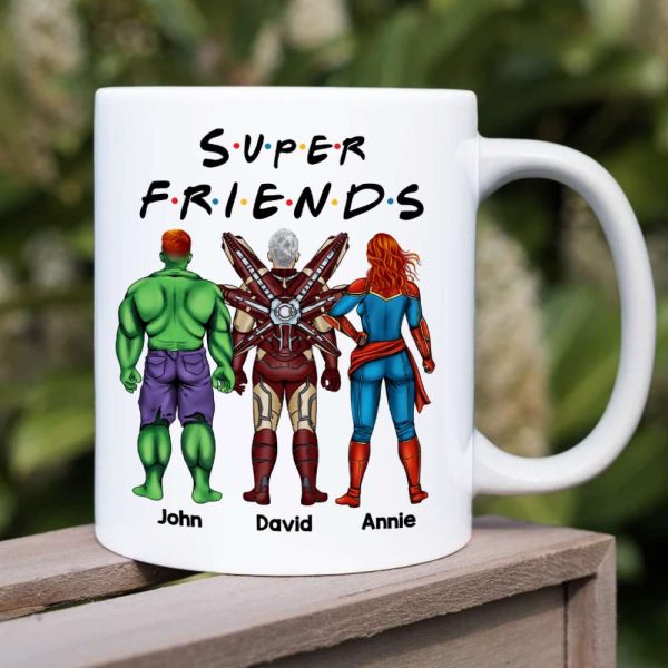 Super Friends 06DNHN050623TM Personalized Mug Super Friends 06DNHN050623TM Personalized Mug