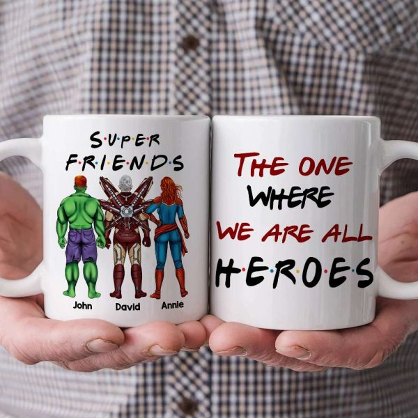 Super Friends 06DNHN050623TM Personalized Mug Super Friends 06DNHN050623TM Personalized Mug