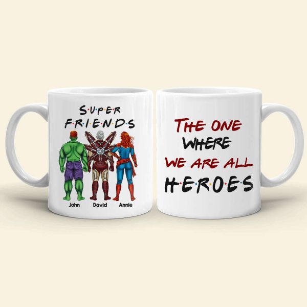 Super Friends 06DNHN050623TM Personalized Mug Super Friends 06DNHN050623TM Personalized Mug