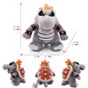 Super Mario Bros Plush Toys - Adorable Bowser Jr, Meowser & Lemmy Dolls