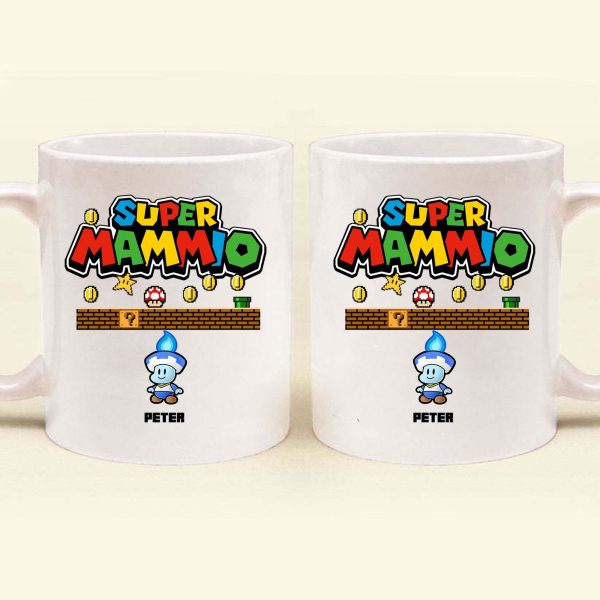Super Mario Mammio - Gift For Mother - Personalized Ceramic Mug - CL05 NH96 Super Mario Mammio - Gift For Mother - Personalized Ceramic Mug - CL05 NH96