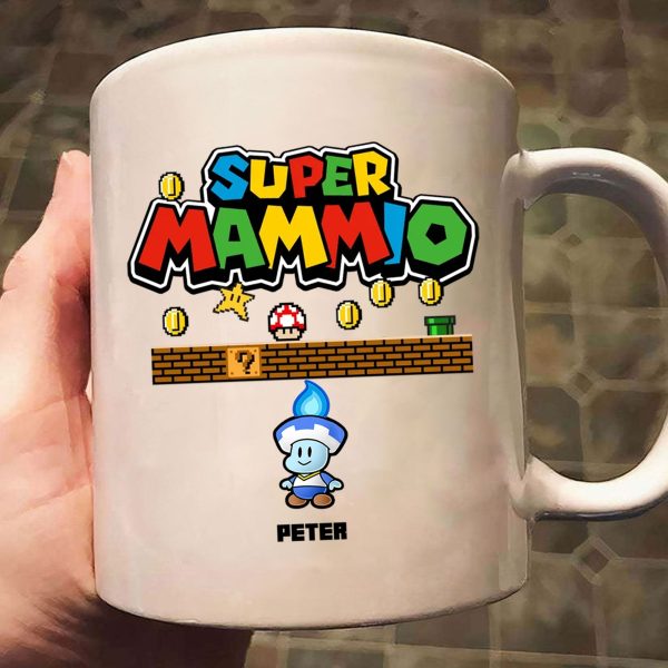 Super Mario Mammio - Gift For Mother - Personalized Ceramic Mug - CL05 NH96 Super Mario Mammio - Gift For Mother - Personalized Ceramic Mug - CL05 NH96