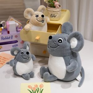 Super Soft Plush Mouse Toy - Adorable Stuffed Animal for Kids