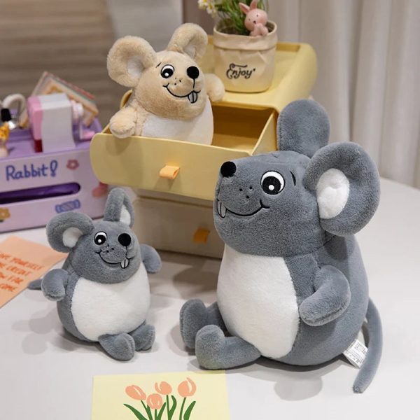 Super Soft Plush Mouse Toy - Adorable Stuffed Animal for Kids