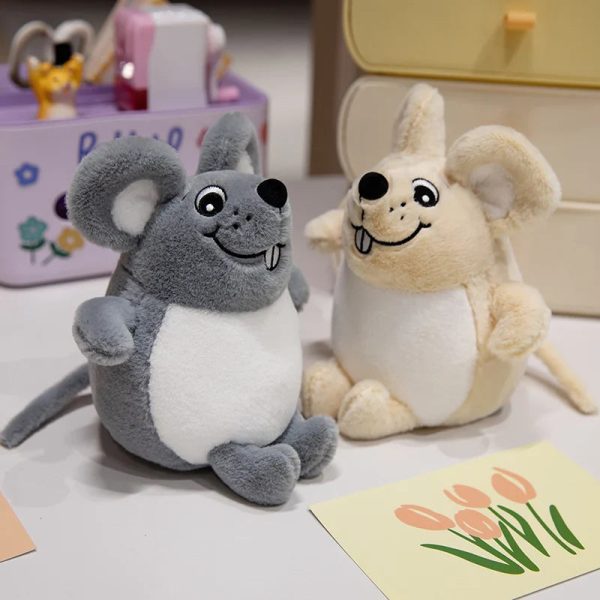 Super Soft Plush Mouse Toy - Adorable Stuffed Animal for Kids