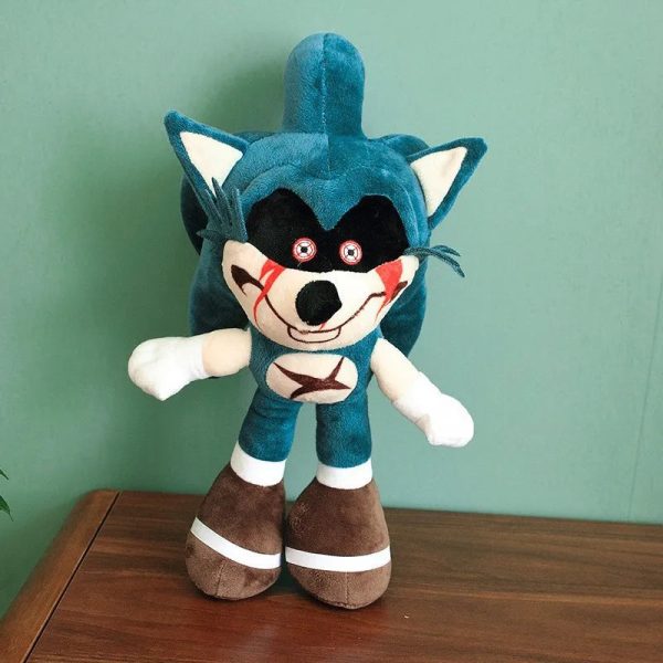 Super Sonic Plush Toy - 40CM Hedgehog Doll for Kids' Birthday Gift
