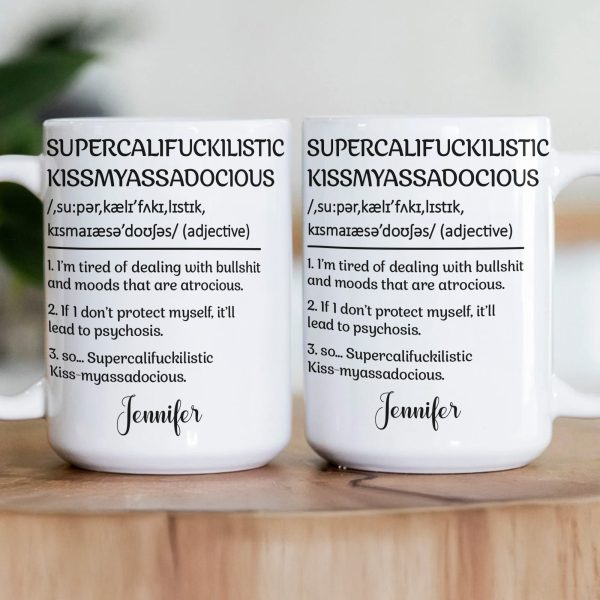 Supercalifuckilistic Funny Gift For Coworker Team - Personalized Mug Supercalifuckilistic Funny Gift For Coworker Team - Personalized Mug
