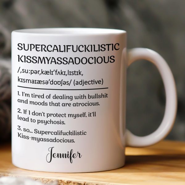 Supercalifuckilistic Funny Gift For Coworker Team - Personalized Mug Supercalifuckilistic Funny Gift For Coworker Team - Personalized Mug