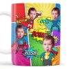 Superhero Adventures Await Capture Fun Moments Mug - Personalized Custom Coffee Mug - KID019_MG