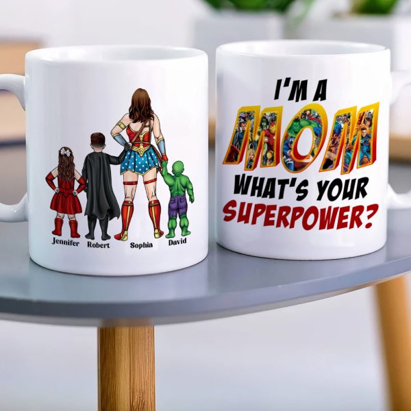Superhero Mom DR-WHM-03dnqn180323tm Personalized Coffee Mug