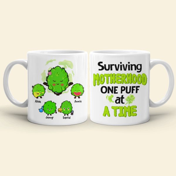 Surviving Motherhood, Gift For Mom, Personalized Mug, Funny Mom And Kid Mug, Mother's Day Gift Surviving Motherhood, Gift For Mom, Personalized Mug, Funny Mom And Kid Mug, Mother's Day Gift