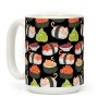 Sushi Cats Pattern Coffee Mug Sushi Cats Pattern Coffee Mug