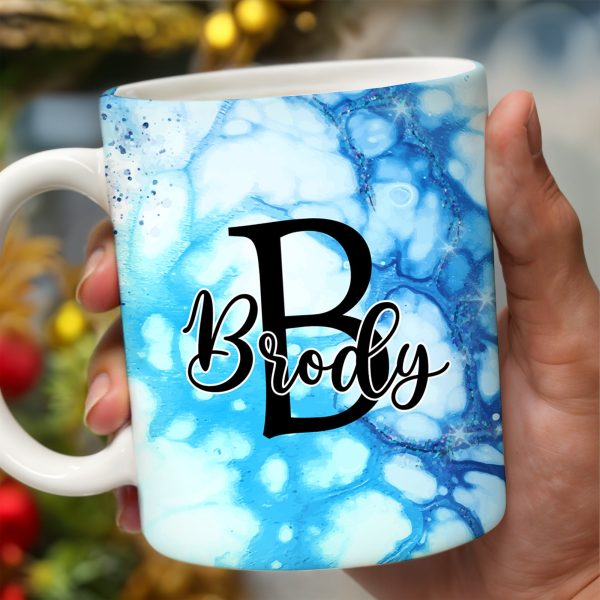 Swirled Marble Your Name Your Adventure Mug - Personalized Custom Coffee Mug - BST116_MG Swirled Marble Your Name Your Adventure Mug - Personalized Custom Coffee Mug - BST116_MG