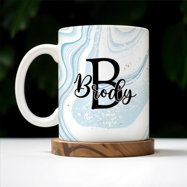 Swirled Marble Your Name Your Adventure Mug - Personalized Custom Coffee Mug - BST116_MG Swirled Marble Your Name Your Adventure Mug - Personalized Custom Coffee Mug - BST116_MG