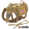 Tactical Military Dog Harness Set - Vest, Leash, Pouches Tactical Military Dog Harness Set - Vest, Leash, Pouches