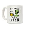 Take Me To Your Liter Alien Beer Parody Coffee Mug Take Me To Your Liter Alien Beer Parody Coffee Mug