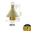 Tapered Engraving Diamond Drill Bit Tapered Engraving Diamond Drill Bit