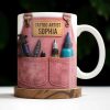 Tattoo Artist Customized Name With Tattoo Machines And Ink Bottles - Personalized Custom Coffee Mug - JBS002_MG Tattoo Artist Customized Name With Tattoo Machines And Ink Bottles - Personalized Custom Coffee Mug - JBS002_MG