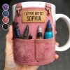 Tattoo Artist Customized Name With Tattoo Machines And Ink Bottles - Personalized Custom Coffee Mug - JBS002_MG Tattoo Artist Customized Name With Tattoo Machines And Ink Bottles - Personalized Custom Coffee Mug - JBS002_MG
