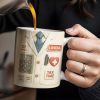 Tax Time, Q1 Report, Audit Prep, Calculator and Tie - Personalized Custom Coffee Mug - OFW009_MG Tax Time, Q1 Report, Audit Prep, Calculator and Tie - Personalized Custom Coffee Mug - OFW009_MG