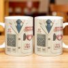Tax Time, Q1 Report, Audit Prep, Calculator and Tie - Personalized Custom Coffee Mug - OFW009_MG Tax Time, Q1 Report, Audit Prep, Calculator and Tie - Personalized Custom Coffee Mug - OFW009_MG