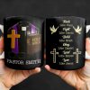 Teach Like Paul, Fight Like David, Build Like Noah, Cross and Dove - Personalized Custom Coffee Mug - FTH070_MG