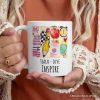 Teach Love Inspire Personalized Mug, Watercolor Teacher Gift with Custom Name Teach Love Inspire Personalized Mug, Watercolor Teacher Gift with Custom Name