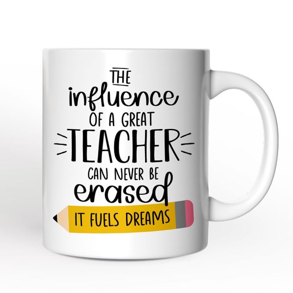 Teacher Appreciation Personalized Mug, The Influence Of A Great Teacher Gift With Custom Name Teacher Appreciation Personalized Mug, The Influence Of A Great Teacher Gift With Custom Name