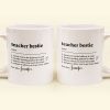 Teacher Bestie - Teacher Bestie Definition - Teacher Coworker - Personalized Mug