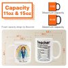 Teacher Nutrition Facts - Personalized Mug Teacher Nutrition Facts - Personalized Mug