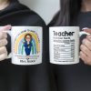 Teacher Nutrition Facts - Personalized Mug Teacher Nutrition Facts - Personalized Mug