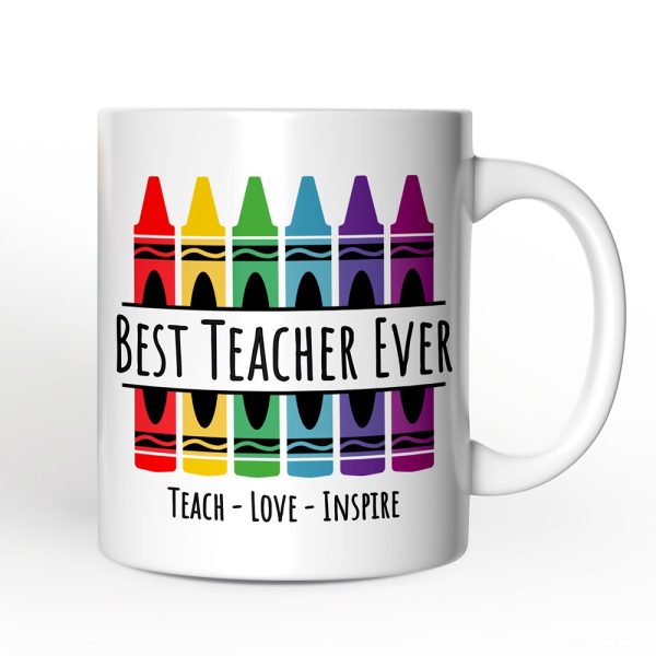 Teacher Personalized Christmas Mug, School Theme Appreciation Gift Teacher Personalized Christmas Mug, School Theme Appreciation Gift