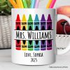 Teacher Personalized Christmas Mug, School Theme Appreciation Gift Teacher Personalized Christmas Mug, School Theme Appreciation Gift