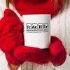 Teacher The Inspirational Element Personalized Mug, Periodic Table Appreciation Gift with Custom Name Teacher The Inspirational Element Personalized Mug, Periodic Table Appreciation Gift with Custom Name
