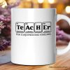 Teacher The Inspirational Element Personalized Mug, Periodic Table Appreciation Gift with Custom Name Teacher The Inspirational Element Personalized Mug, Periodic Table Appreciation Gift with Custom Name
