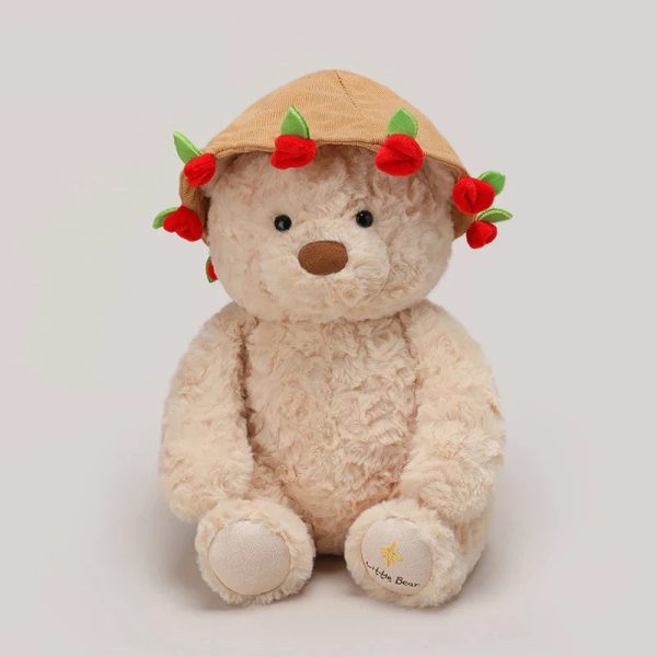 Teddy Bear with Roses Plush Toy Romantic Gift Teddy Bear with Roses Plush Toy Romantic Gift