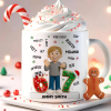 Teen Kid Custom Name Six Seven 3D Effect - Personalized Mug - 2025 Slang, Funny Teen Grandkid, Gen Alpha Christmas Gift Teen Kid Custom Name Six Seven 3D Effect - Personalized Mug - 2025 Slang, Funny Teen Grandkid, Gen Alpha Christmas Gift