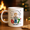 Teen Kid Custom Name Six Seven 3D Effect - Personalized Mug - 2025 Slang, Funny Teen Grandkid, Gen Alpha Christmas Gift Teen Kid Custom Name Six Seven 3D Effect - Personalized Mug - 2025 Slang, Funny Teen Grandkid, Gen Alpha Christmas Gift