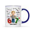 Teen Kid Custom Name Six Seven 3D Effect - Personalized Mug - 2025 Slang, Funny Teen Grandkid, Gen Alpha Christmas Gift Teen Kid Custom Name Six Seven 3D Effect - Personalized Mug - 2025 Slang, Funny Teen Grandkid, Gen Alpha Christmas Gift