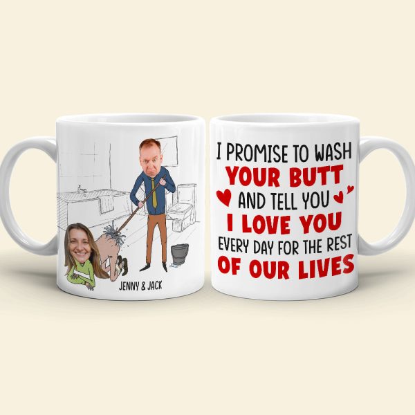 Tell You I Love You Every Day For The Rest Of Our Lives, Funny Custom Couple Face Coffee Mug, Gift For Couple, Valentine's Gift Tell You I Love You Every Day For The Rest Of Our Lives, Funny Custom Couple Face Coffee Mug, Gift For Couple, Valentine's Gift