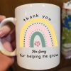Thank For Helping Me Grow Back To School Coffee Mug Thank For Helping Me Grow Back To School Coffee Mug