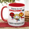 Thank Mom For Not Swallowing Us - Personalized Coffee Mug - Mother's Gift 04nahn100223 Thank Mom For Not Swallowing Us - Personalized Coffee Mug - Mother's Gift 04nahn100223